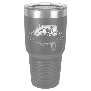Personalized Fishing 30oz Ringneck Tumbler